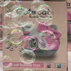 دستگاه حباب ساز دوربینی طرح کیتی Cute Cat Bubble Machine-اسباب بازی